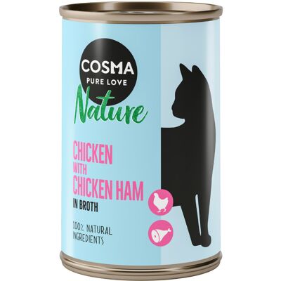 12x140g Nature Kip & Kippenham Cosma Kattenvoer 12x140g Nature Kip & Kippenham Cosma Kattenvoer