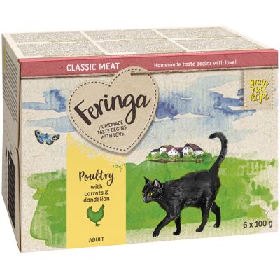24x100g Kuipje Gevogelte Feringa Kattenvoer 24x100g Kuipje Gevogelte Feringa Kattenvoer
