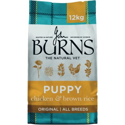 12kg Puppy/Junior Original Kip & Rijst Burns Hondenvoer 12kg Puppy/Junior Original Kip & Rijst Burns Hondenvoer