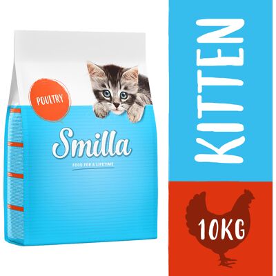 10kg Kitten met Gevogelte Smilla Kattenvoer 10kg Kitten met Gevogelte Smilla Kattenvoer