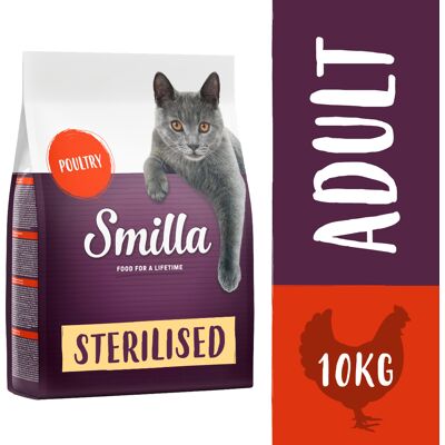 10 kg Smilla Adult Sterilised Kattenvoer Droog 10 kg Smilla Adult Sterilised Kattenvoer Droog