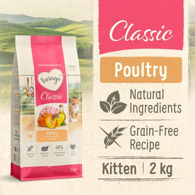 Feringa Kitten Classic gevogelte - Nieuw Recept 2 kg Feringa Kitten Classic gevogelte - Nieuw Recept 2 kg
