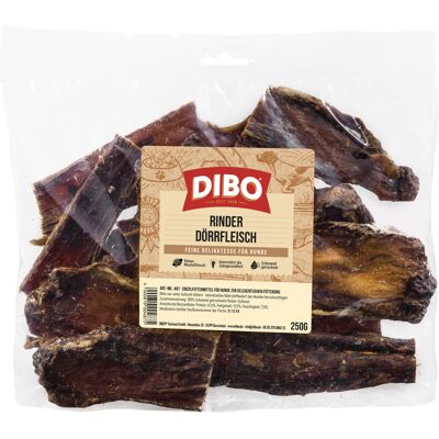 DIBO gedroogd rundvlees - Dubbelpak: 2 x 250 g DIBO gedroogd rundvlees - Dubbelpak: 2 x 250 g