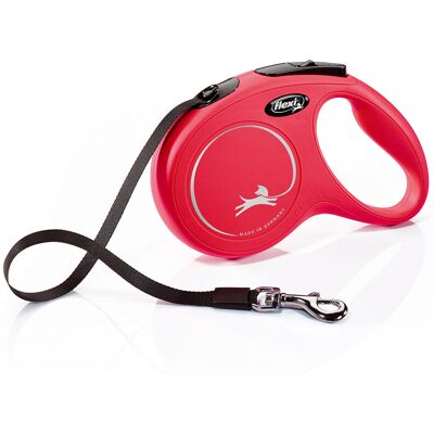 flexi New Classic harnaslijn rood, 5m/M tot 25kg hond flexi New Classic harnaslijn rood, 5m/M tot 25kg hond