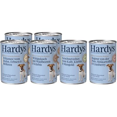6x400g Hardys Edition Cornelia Poletto Mixtray Mix (Wild, Kip, Kalf, Kalkoen) Katten snacks 6x400g Hardys Edition Cornelia Poletto Mixtray Mix (Wild, Kip, Kalf, Kalkoen) Katten snacks