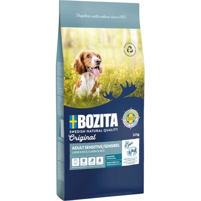 15% korting! 12 kg Bozita Original droogvoer voor honden - Lam & Rijst Sensitive 12 kg 15% korting! 12 kg Bozita Original droogvoer voor honden - Lam & Rijst Sensitive 12 kg