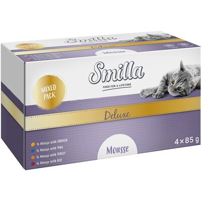 48x85g Smilla Deluxe Mousse Katten Natvoer 48x85g Smilla Deluxe Mousse Katten Natvoer