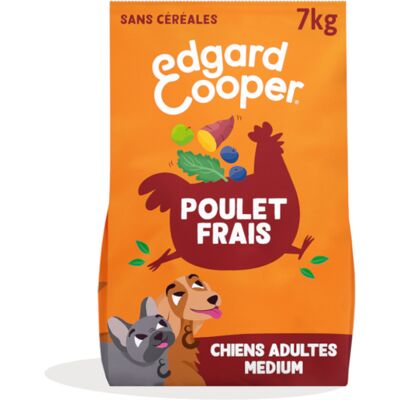 7kg Edgard & Cooper Adult Graanvrij Kip - Droog hondenvoer 7kg Edgard & Cooper Adult Graanvrij Kip - Droog hondenvoer