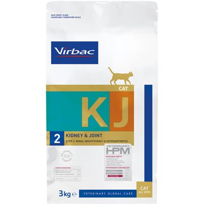 3kg Virbac Veterinary HPM Cat Kidney & Joint Support KJ2 Katten Droogvoer 3kg Virbac Veterinary HPM Cat Kidney & Joint Support KJ2 Katten Droogvoer