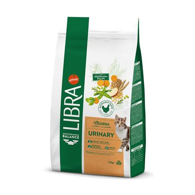 8kg Libra Cat Adult Urinary Droog kippenvoer voor katten 8kg Libra Cat Adult Urinary Droog kippenvoer voor katten