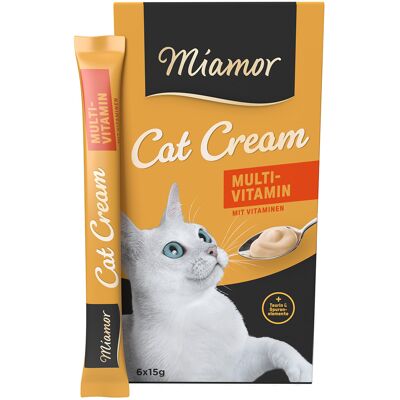 66x15g Multi-Vitamin Cream Miamor Katzensnack 66x15g Multi-Vitamin Cream Miamor Katzensnack