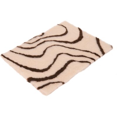 - XL: L 150 x B 100 cm - Vetbed® Isobed SL Hondendeken Wave Créme / Bruin - XL: L 150 x B 100 cm - Vetbed® Isobed SL Hondendeken Wave Créme / Bruin