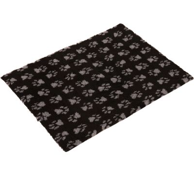 XL: L 150 x B 100 cm - Vetbed® Isobed SL-Hondendeken Paw, Zwart/ Grijs XL: L 150 x B 100 cm - Vetbed® Isobed SL-Hondendeken Paw, Zwart/ Grijs