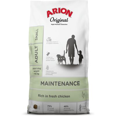 7kg Arion Original Maintenance Small Breed Kip hondenvoer droog 7kg Arion Original Maintenance Small Breed Kip hondenvoer droog