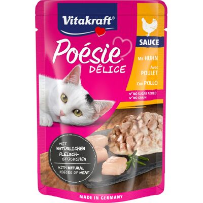 23x85g Vitakraft Poésie Délice Kip natvoer voor katten 23x85g Vitakraft Poésie Délice Kip natvoer voor katten
