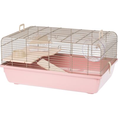 Inter-zoo Interzoo hamsterkooi Rex 1, pastel 58x38x28,5cm klein dier Inter-zoo Interzoo hamsterkooi Rex 1, pastel 58x38x28,5cm klein dier