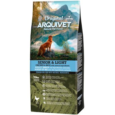 12kg Arquivet Original Dog Senior & Light droogvoer met kip 12kg Arquivet Original Dog Senior & Light droogvoer met kip