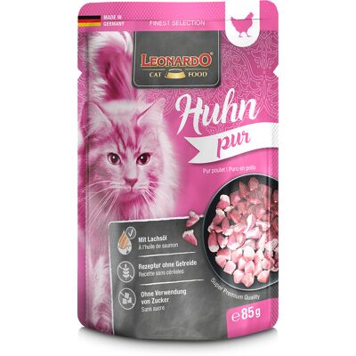 16x85g Finest Selection Zakjes Pure kip Leonardo Kattenvoer 16x85g Finest Selection Zakjes Pure kip Leonardo Kattenvoer