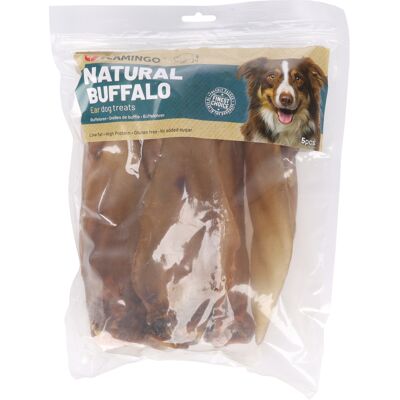 Dubbelpak: 2x5 st Flamingo Nature Snack buffeloren met vlees voor honden Dubbelpak: 2x5 st Flamingo Nature Snack buffeloren met vlees voor honden