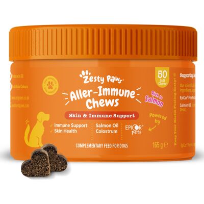 10% korting! Zesty Paws hondensnack - Aller-Immune Chews zalm 50 Kauwtabletten 10% korting! Zesty Paws hondensnack - Aller-Immune Chews zalm 50 Kauwtabletten