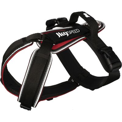 Julius-K9 Snelheidsharnas Rood Maat M 53-74cm borstomtrek voor honden Julius-K9 Snelheidsharnas Rood Maat M 53-74cm borstomtrek voor honden