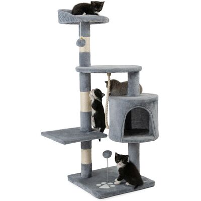 Lionto krabpaal, 112cm lichtgrijs voor katten Lionto krabpaal, 112cm lichtgrijs voor katten