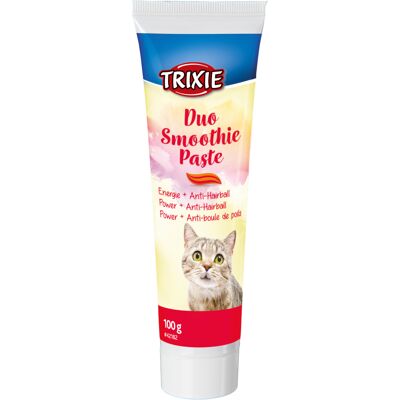 Voordeelpakket: 6x100g Trixie Duo Smoothie Paste Energy + Anti-Haarbal kattensnack Voordeelpakket: 6x100g Trixie Duo Smoothie Paste Energy + Anti-Haarbal kattensnack