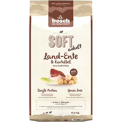 12,5kg bosch Soft Eend & Aardappel Hondenvoer 12,5kg bosch Soft Eend & Aardappel Hondenvoer