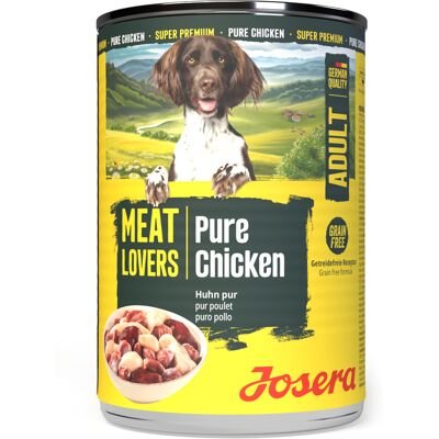 Josera Meatlovers Pure 6 x 400 g - Kip (nieuw Design) Josera Meatlovers Pure 6 x 400 g - Kip (nieuw Design)