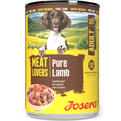 Josera Meatlovers Pure 6 x 400 g - Lam (nieuw Design) Josera Meatlovers Pure 6 x 400 g - Lam (nieuw Design)