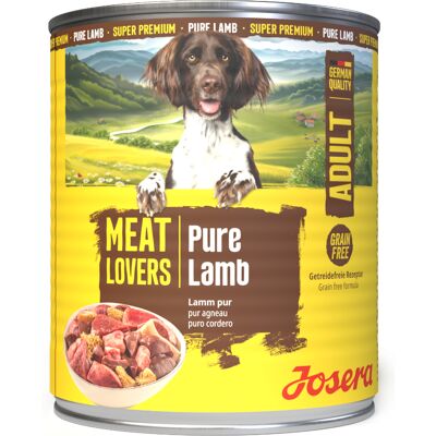 Josera Meatlovers Pure 6 x 800 g - Lam (nieuw Design) Josera Meatlovers Pure 6 x 800 g - Lam (nieuw Design)