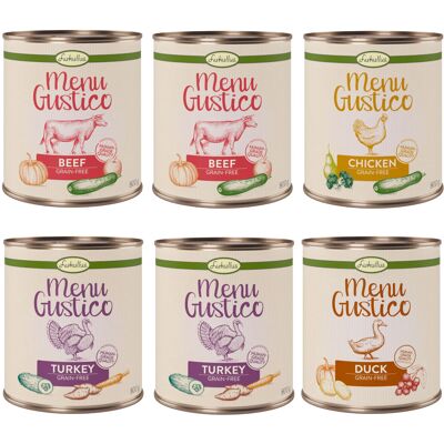 6x800g Menu Gustico Lukullus Hondenvoer 6x800g Menu Gustico Lukullus Hondenvoer