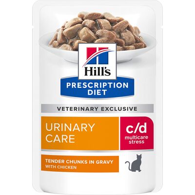 12x85g C/D Urinary Stress met Kip Hill's Prescription Diet Kattenvoer 12x85g C/D Urinary Stress met Kip Hill's Prescription Diet Kattenvoer