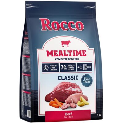 5x1kg Mealtime Rund Rocco Hondenvoer 5x1kg Mealtime Rund Rocco Hondenvoer