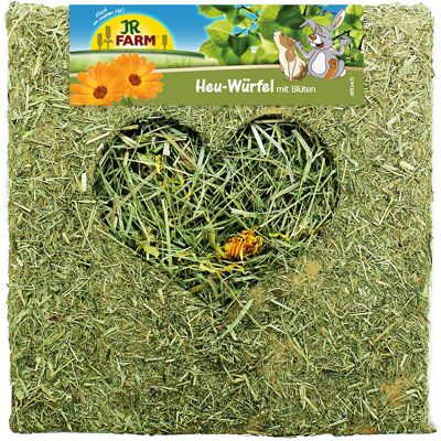 JR Farm Hooi-Blok Met Bloemen - Dubbelpak: 2 x 450 g (groot) JR Farm Hooi-Blok Met Bloemen - Dubbelpak: 2 x 450 g (groot)