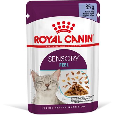 12x85g Royal Canin Sensory Feel in Jelly nat kattenvoer 12x85g Royal Canin Sensory Feel in Jelly nat kattenvoer