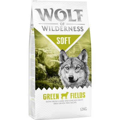 12kg "Soft Green Fields" Lam Wolf of Wilderness Hondenvoer 12kg "Soft Green Fields" Lam Wolf of Wilderness Hondenvoer