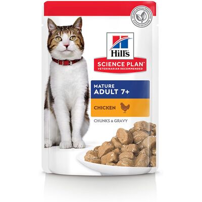 12x85g Mature Adult Kip Hill's Science Plan Kattenvoer 12x85g Mature Adult Kip Hill's Science Plan Kattenvoer