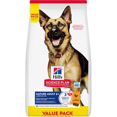 14kg Mature Adult 6+ Large Breed met Kip Hill's Science Plan Hondenvoer 14kg Mature Adult 6+ Large Breed met Kip Hill's Science Plan Hondenvoer