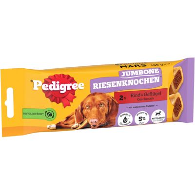 12x180g Jumbone Medium Mega Rund Pedigree Hondensnacks 12x180g Jumbone Medium Mega Rund Pedigree Hondensnacks
