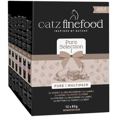 catz finefood Puur Multipak Maaltijdzakjes 12 x 80/85 g Kattenvoer - Multipak 1 catz finefood Puur Multipak Maaltijdzakjes 12 x 80/85 g Kattenvoer - Multipak 1