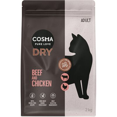 2kg Cosma Katten Droogvoer Rund & Kip 2kg Cosma Katten Droogvoer Rund & Kip