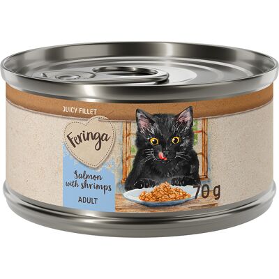 24x70g Zalm met Garnalen Feringa Juicy Fillet Katten Natvoer 24x70g Zalm met Garnalen Feringa Juicy Fillet Katten Natvoer