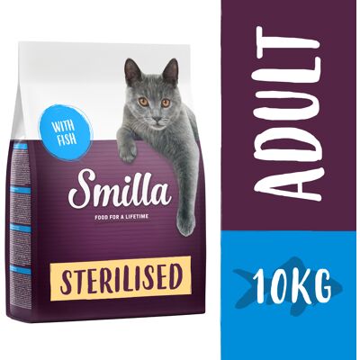 10 kg Smilla Adult Sterilised Fish Kattenvoer 10 kg Smilla Adult Sterilised Fish Kattenvoer
