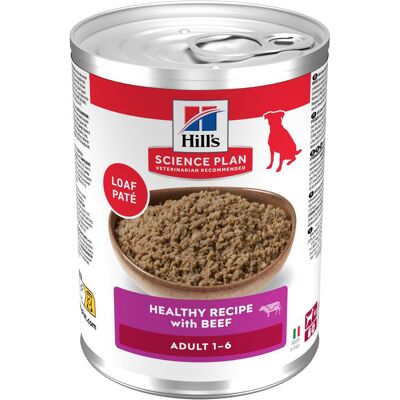 6 x 370 g Hill's Science Plan Adult Rund Hondenvoer 6 x 370 g Hill's Science Plan Adult Rund Hondenvoer
