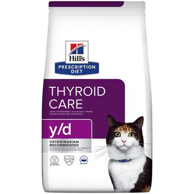 3kg Y/D Thyroid Health Original Hill's Prescription Diet Kattenvoer 3kg Y/D Thyroid Health Original Hill's Prescription Diet Kattenvoer