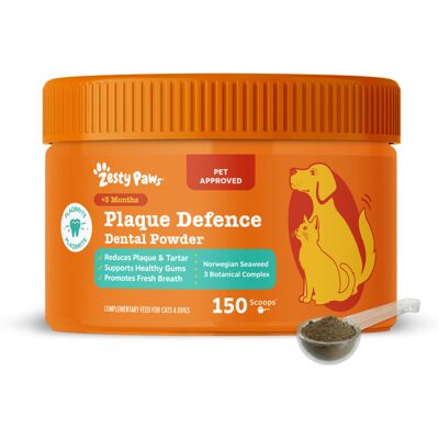 150g Zesty Paws Dental Powder Kat / Hond 150g Zesty Paws Dental Powder Kat / Hond