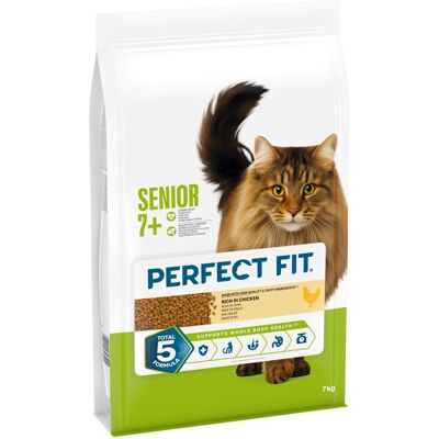 7kg Perfect Fit Senior 7+ - Rijk aan kip Droogvoer voor katten 7kg Perfect Fit Senior 7+ - Rijk aan kip Droogvoer voor katten