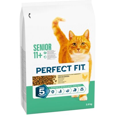 2,8kg Senior 11+ Rijk aan Kip Perfect Fit Kattenvoer 2,8kg Senior 11+ Rijk aan Kip Perfect Fit Kattenvoer