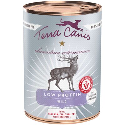Terra Canis Alimentum Veterinarium Low Protein 6 x 400 g - Wild Terra Canis Alimentum Veterinarium Low Protein 6 x 400 g - Wild